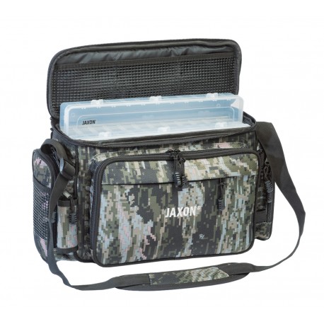 Torba wędkarska z usztywnionym dnem, z pudełkami RH w komplecie UJ-XTX05