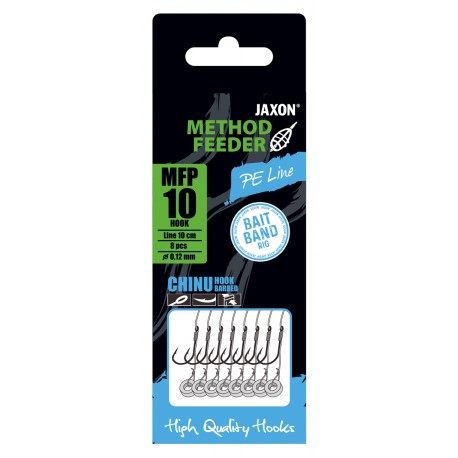 Haczyki z przyponami z plecionki Jaxon (PE Line) HY-MFP/MFT